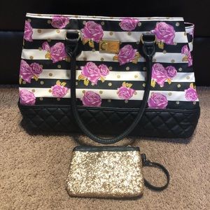Betsey Johnson purse with change purse